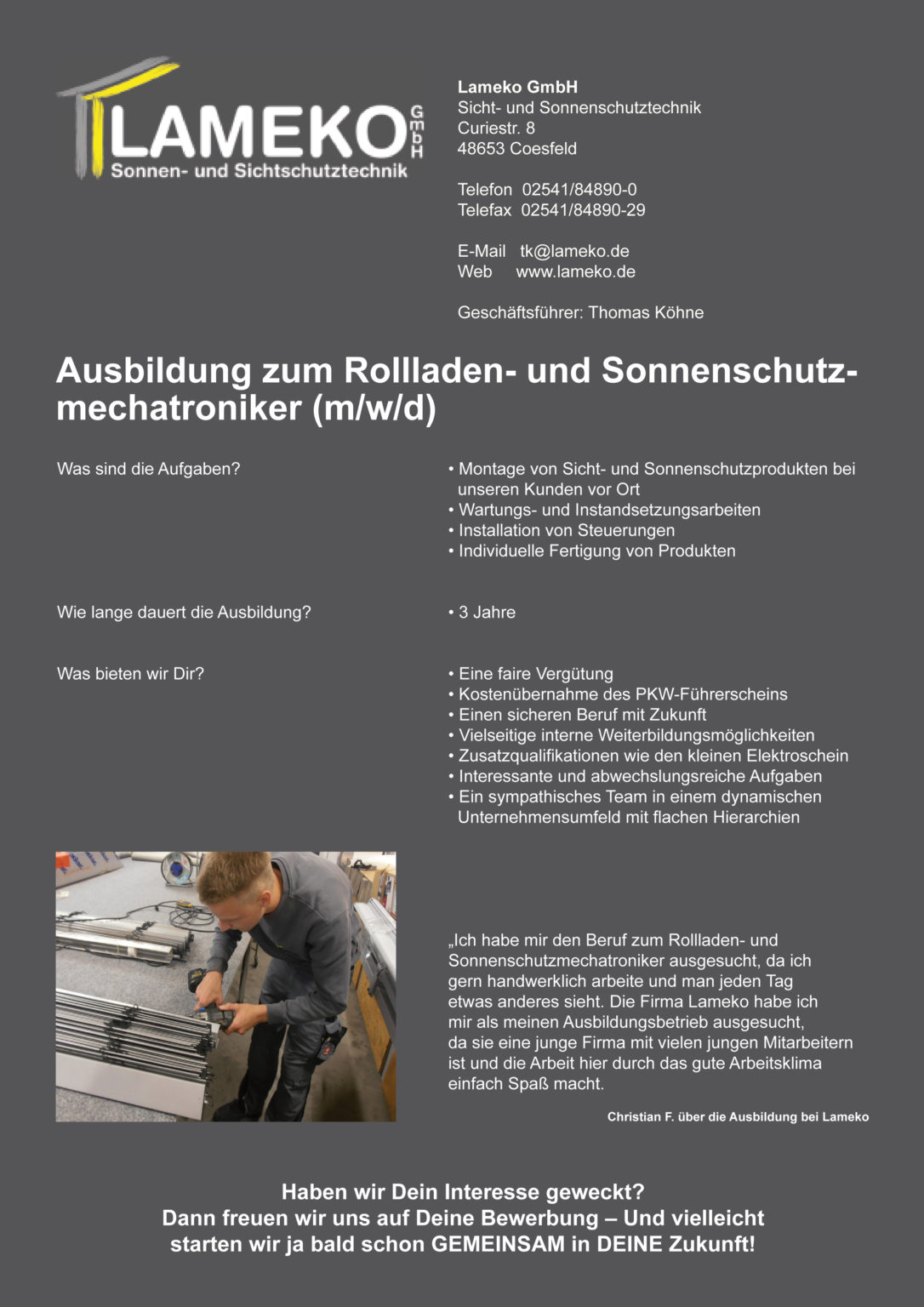 Stellenangebote - LAMEKO GmbH