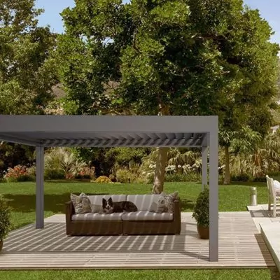 9963283v1 Terrassendach Lamaxa in grau