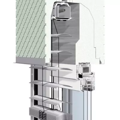 Aufsetz-Außenjalousie für den Neubau Aufsetz-Außenjalousie für den Neubau