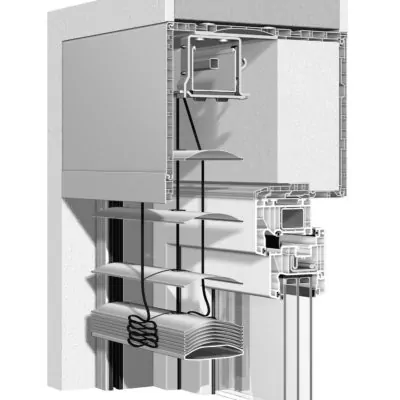 Aufsetz-Außenjalousie – Produktbild